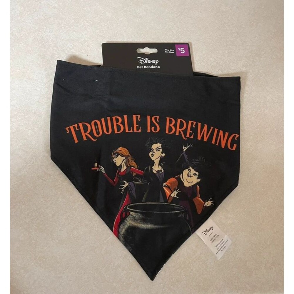 Trouble is Brewing Hocus Pocus Dog Bandana
